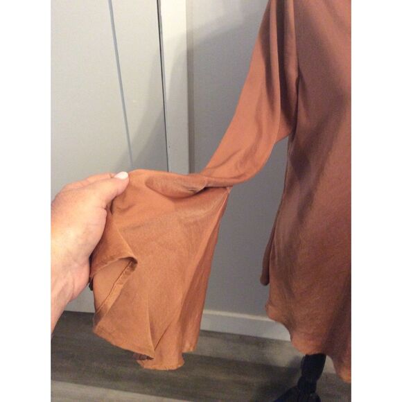 New NWT Planet Blue Tru Blu Gisele Cowl Tunic Large L Nude Boho - Picture 7 of 7